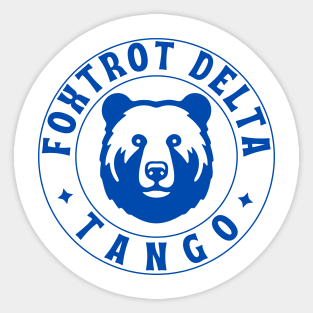 Foxtrot-Delta-Tango Sticker